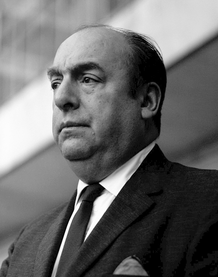 Retrato de Pablo Neruda, poeta chileno y Premio Nobel de Literatura