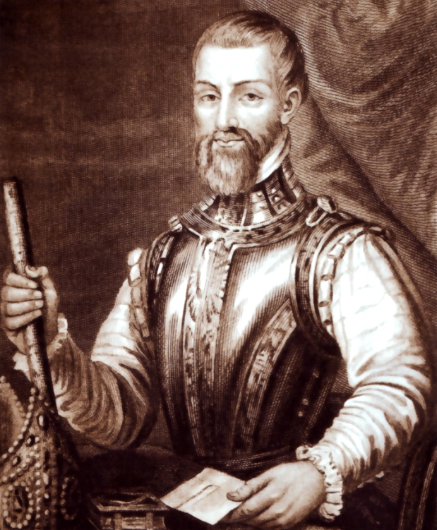 Retrato de Pedro de la Gasca, clérigo y gobernador del Perú colonial en el siglo XVI