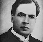 Retrato de Rubén Darío, poeta modernista nicaragüense